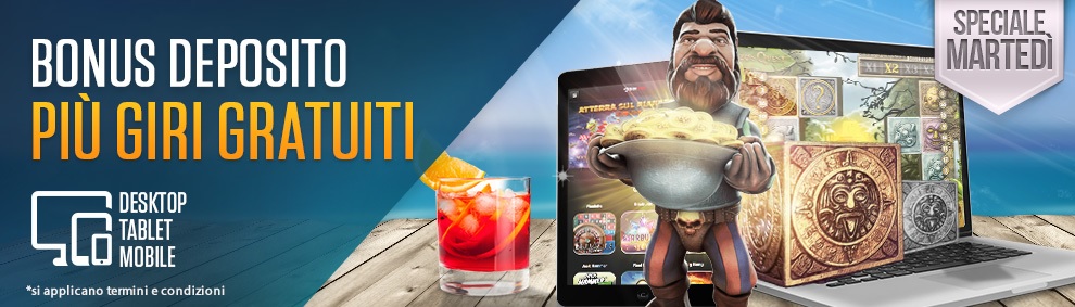 Vivi uno Speciale Martedì di Agosto con NetBet Casinò e la slot Gonzo’s Quest